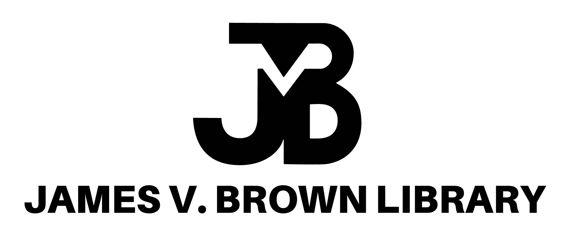 james v brown library logo
