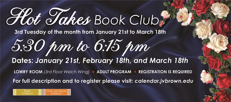 hot takes book club event